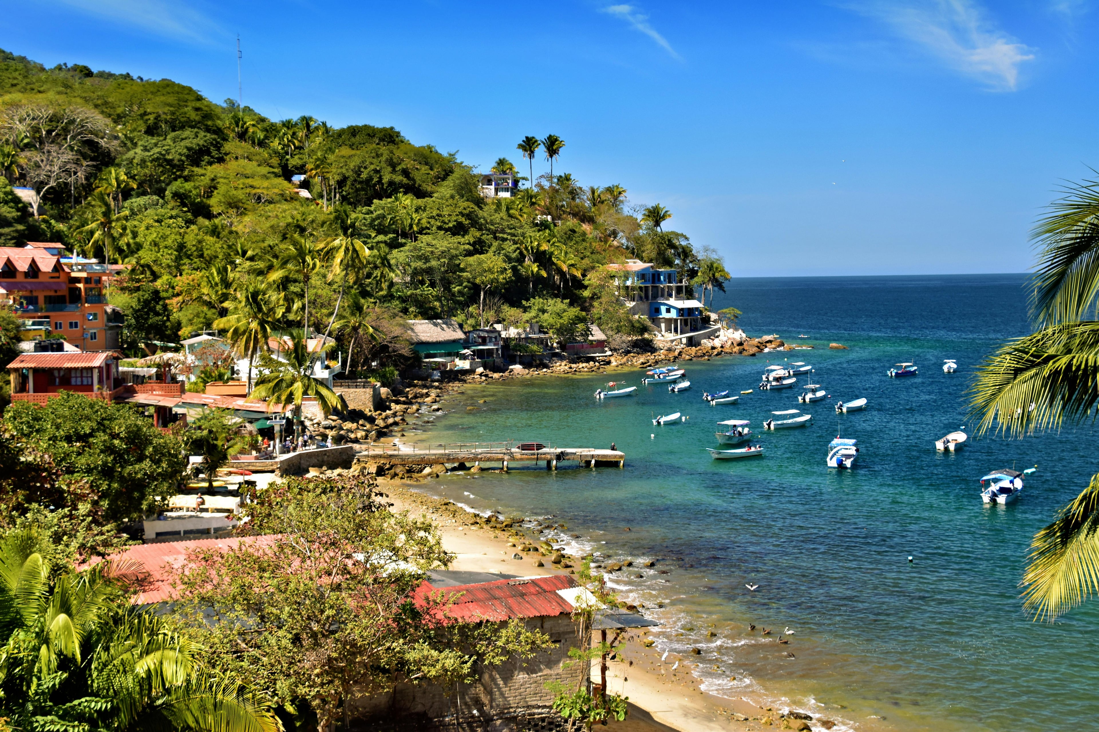 Beach resort background